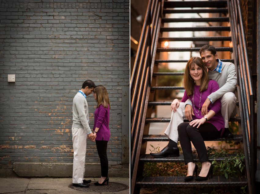 Downtown South Bend Fall Engagement Session