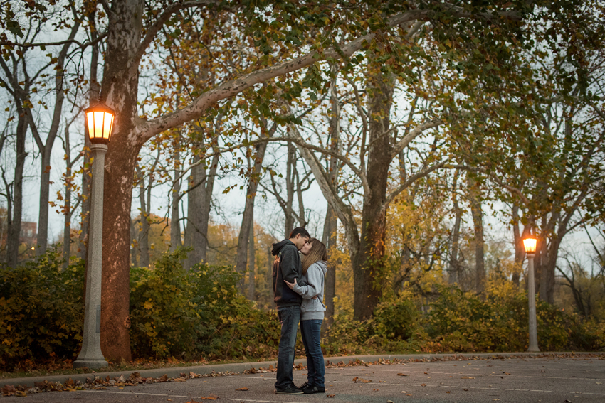 Downtown South Bend Fall Engagement Session