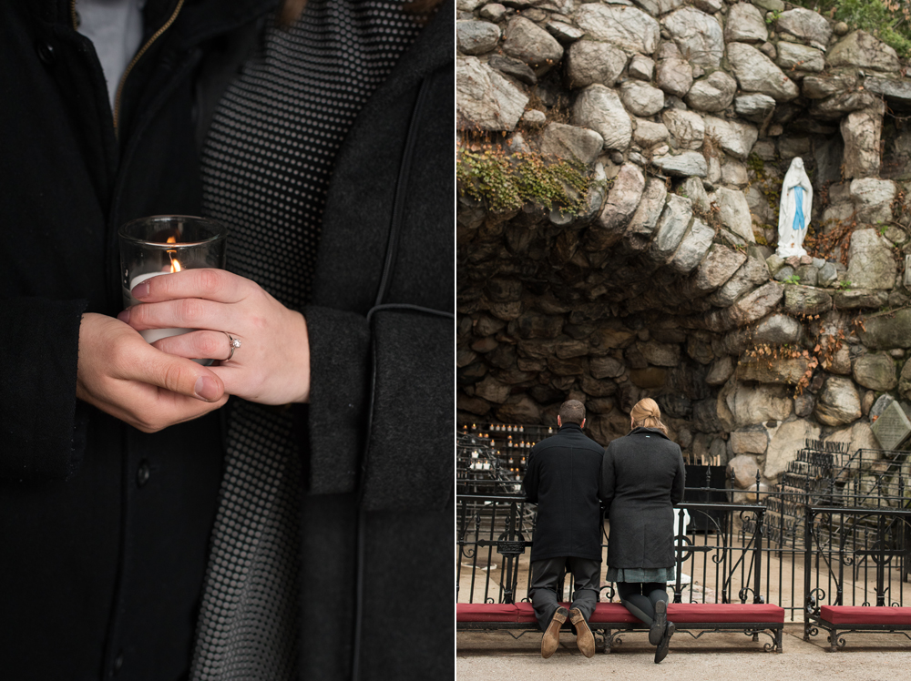 University of Notre Dame Winter Engagement Session