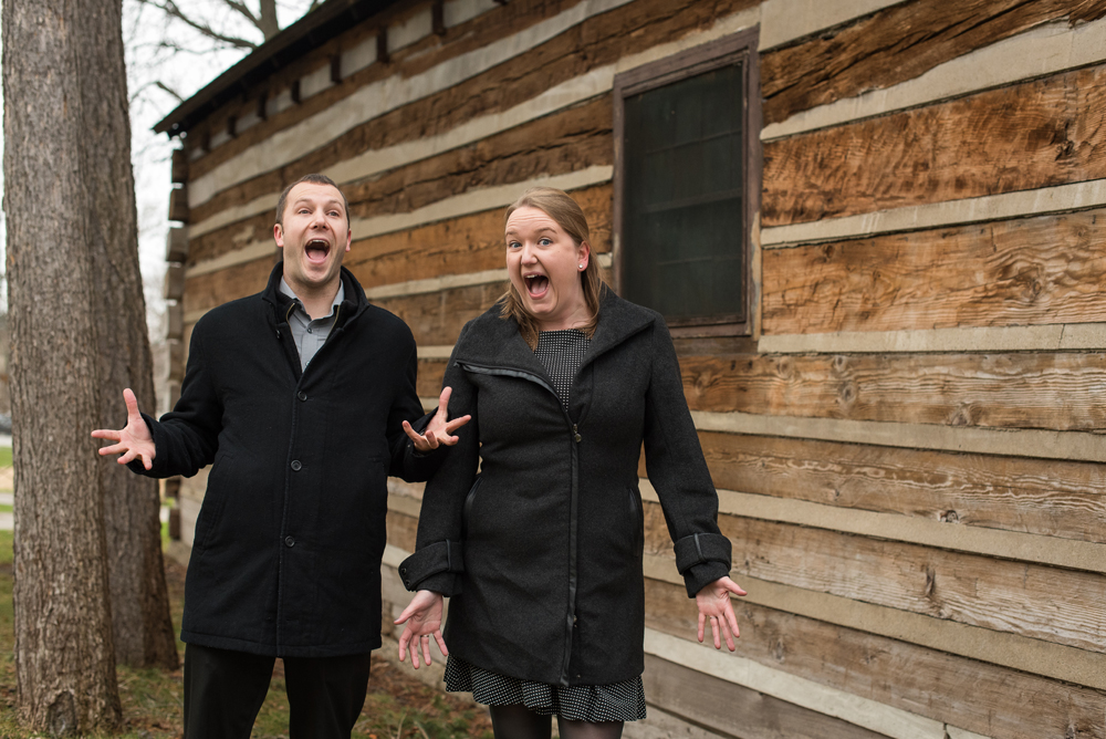 University of Notre Dame Winter Engagement Session