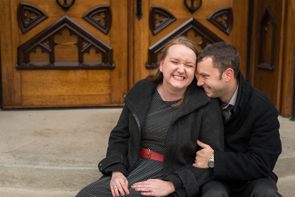 University of Notre Dame Winter Engagement Session