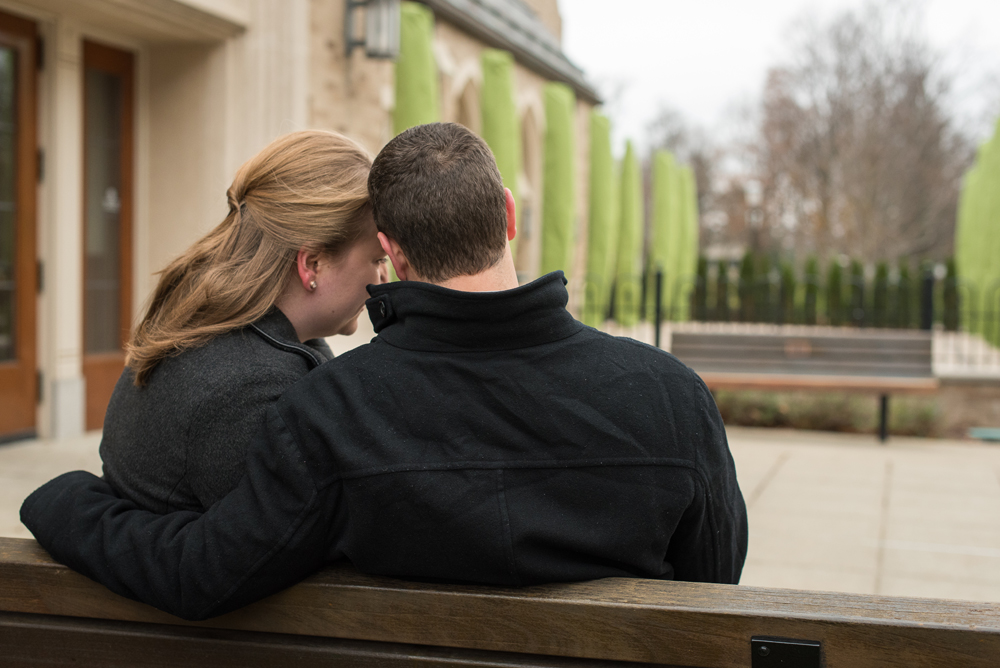 University of Notre Dame Winter Engagement Session