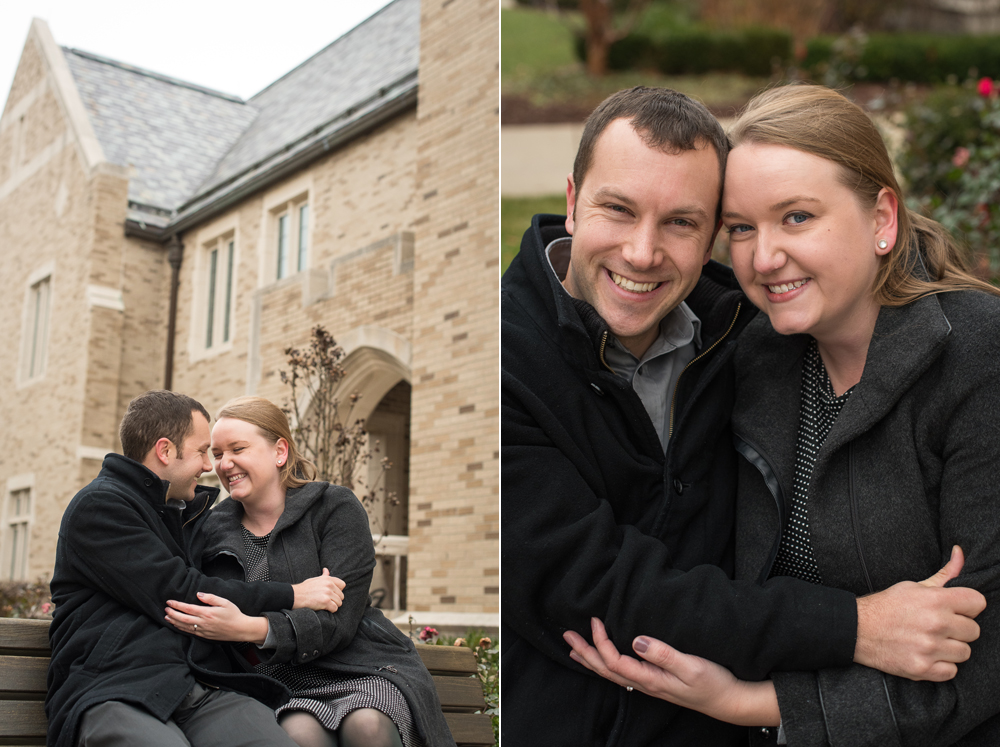 University of Notre Dame Winter Engagement Session