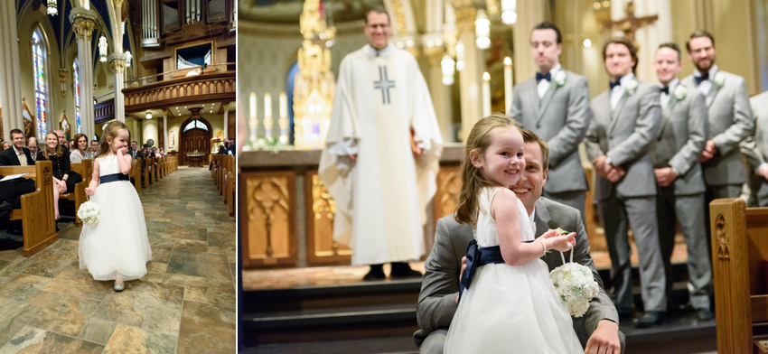 University of Notre Dame Basilica of the Sacred Heart Winter Wed