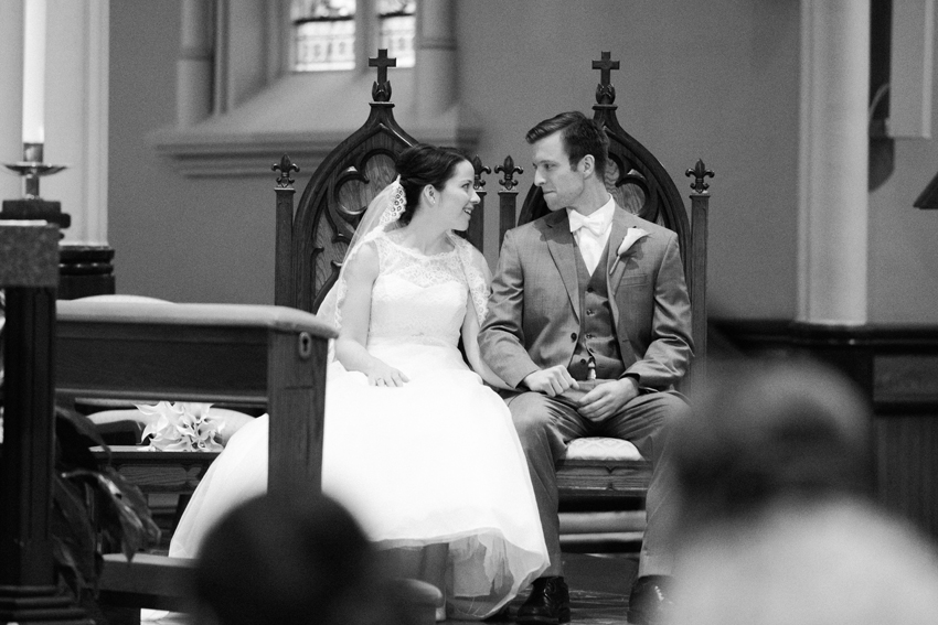 University of Notre Dame Basilica of the Sacred Heart Winter Wed