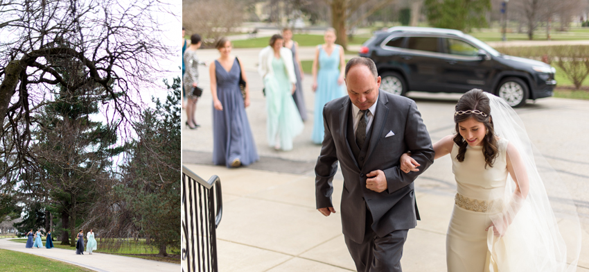 Basilica of the Sacred Heart Notre Dame Morris Inn Wedding