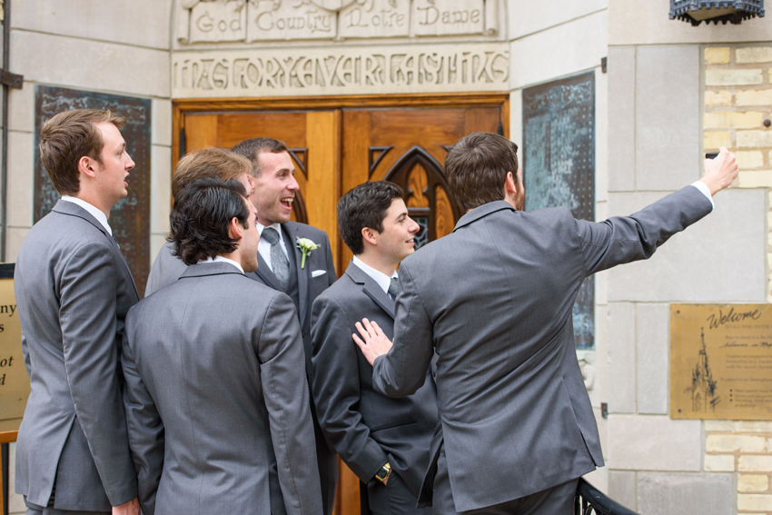 Basilica of the Sacred Heart Notre Dame Morris Inn Wedding