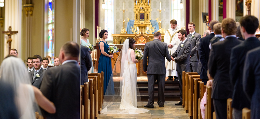 Basilica of the Sacred Heart Notre Dame Morris Inn Wedding