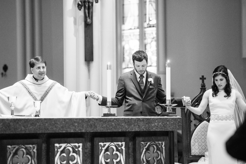 Basilica of the Sacred Heart Notre Dame Morris Inn Wedding