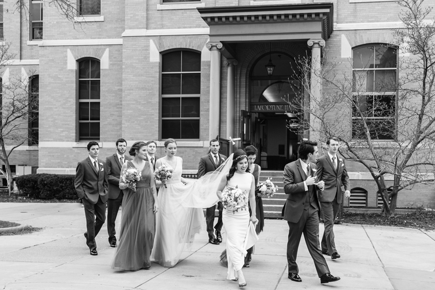 Basilica of the Sacred Heart Notre Dame Morris Inn Wedding