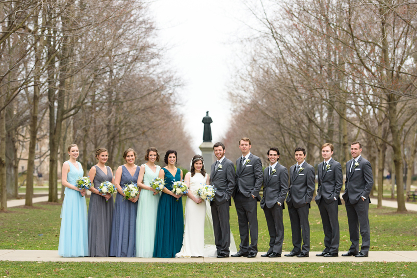 Basilica of the Sacred Heart Notre Dame Morris Inn Wedding