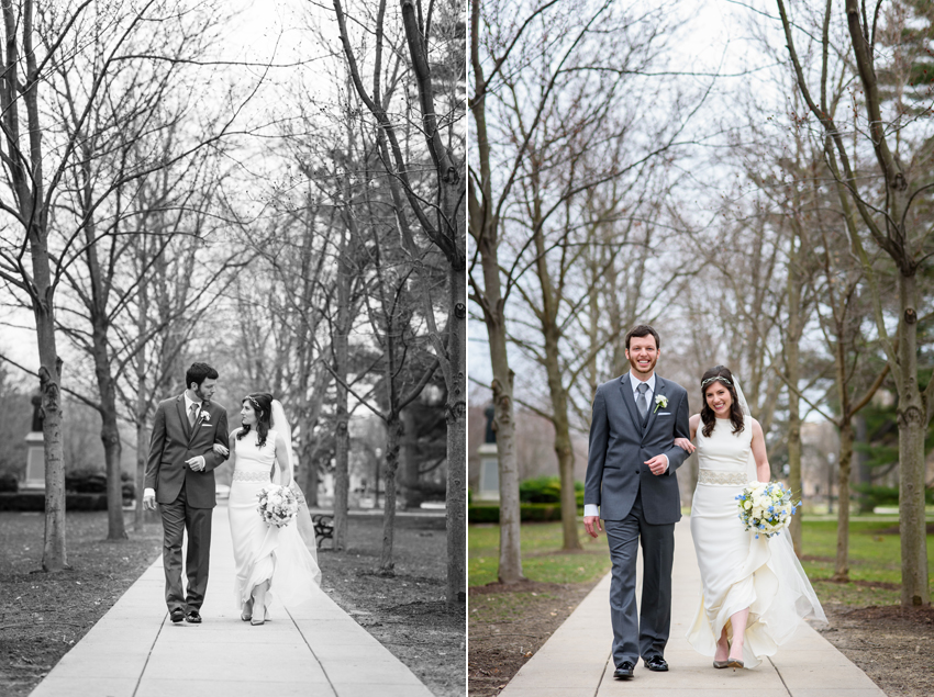 Basilica of the Sacred Heart Notre Dame Morris Inn Wedding