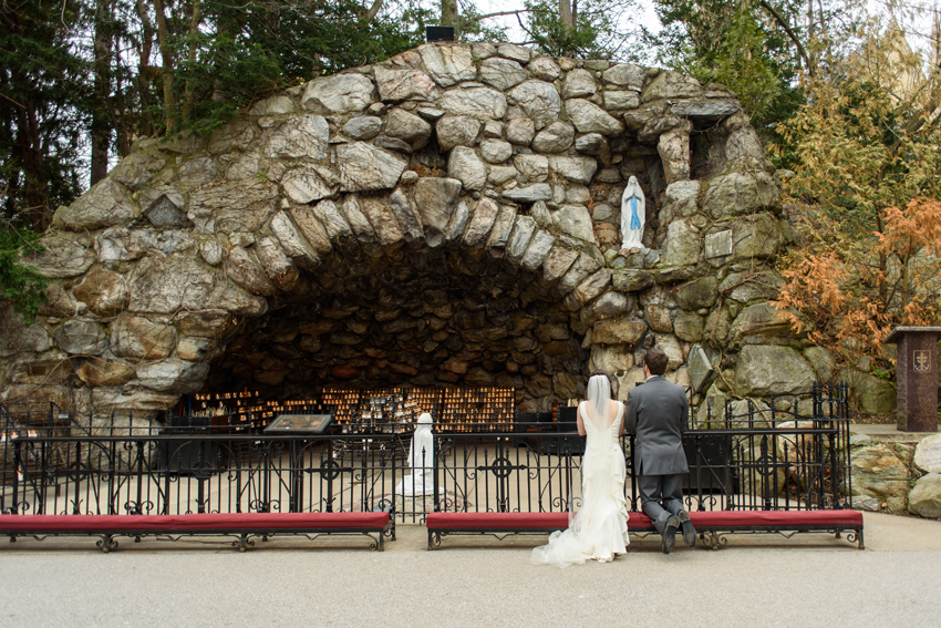 Basilica of the Sacred Heart Notre Dame Morris Inn Wedding