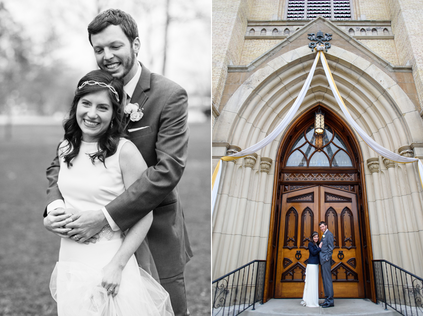 Basilica of the Sacred Heart Notre Dame Morris Inn Wedding