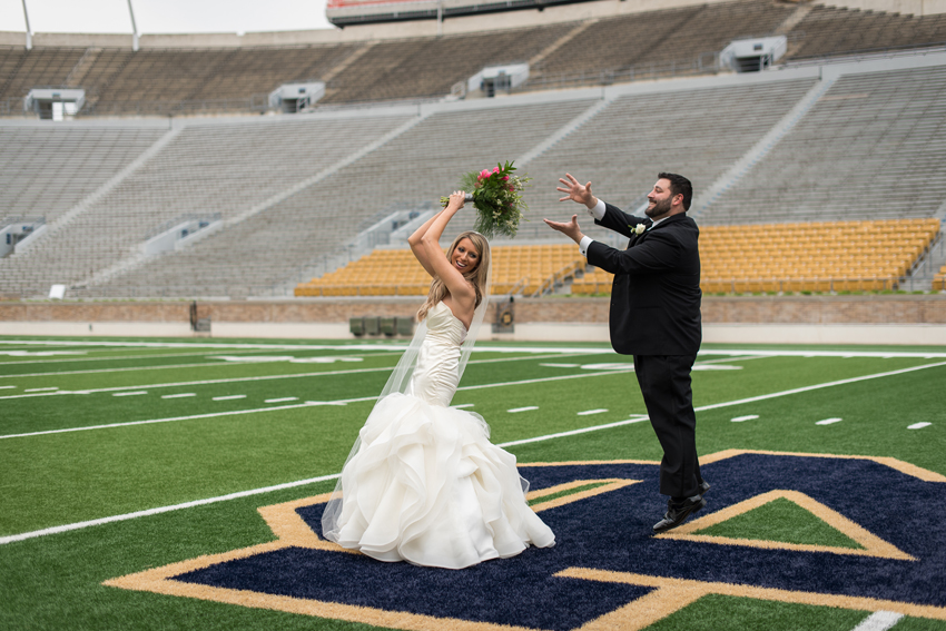 University of Notre Dame Spring Anniversary Session Photos