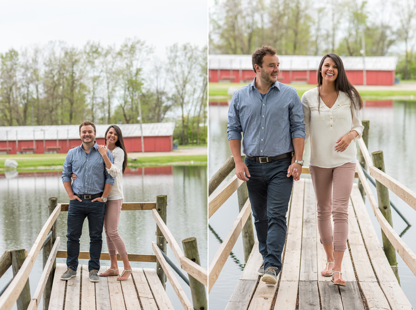 Amish Acres Spring Engagement Session Photos