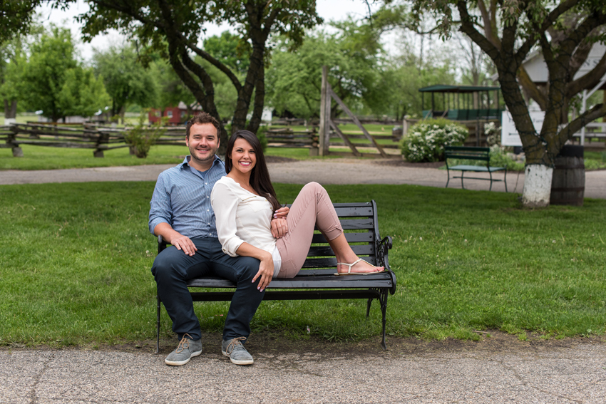 Amish Acres Spring Engagement Session Photos