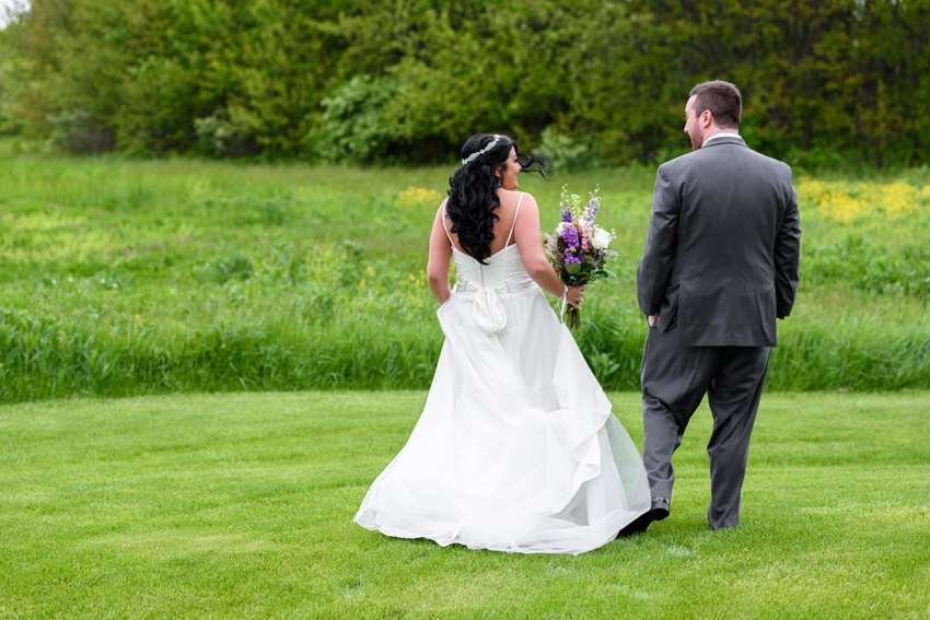 Blue Heron at Blackthorn Spring Wedding Photos