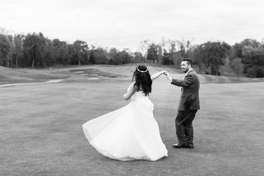 Blue Heron at Blackthorn Spring Wedding Photos