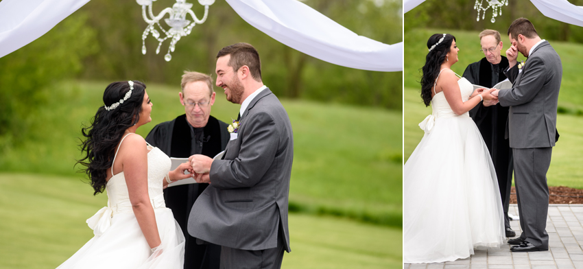 Blue Heron at Blackthorn Spring Wedding Photos