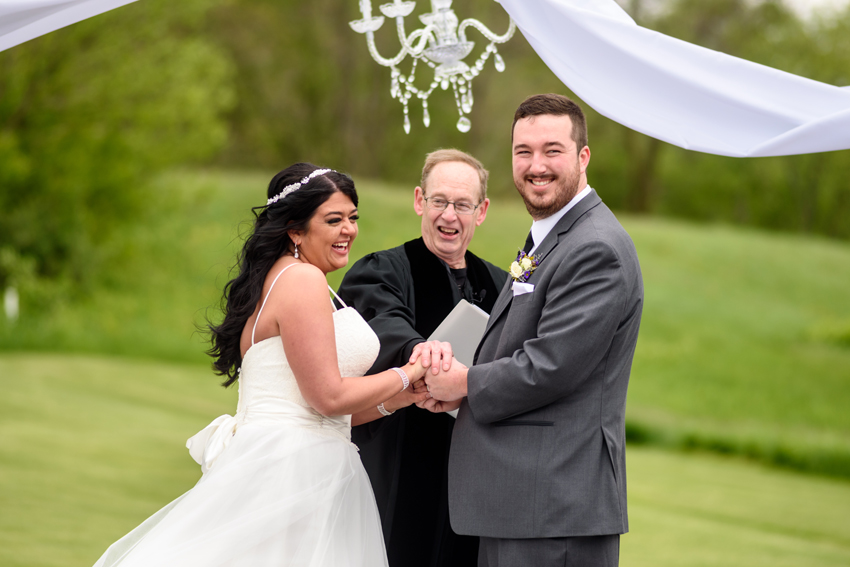 Blue Heron at Blackthorn Spring Wedding Photos