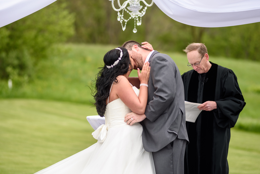 Blue Heron at Blackthorn Spring Wedding Photos