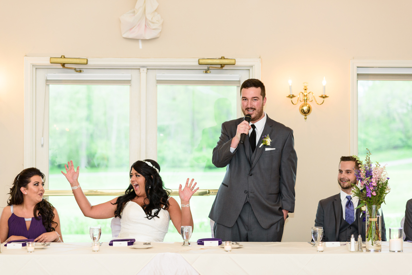 Blue Heron at Blackthorn Spring Wedding Photos