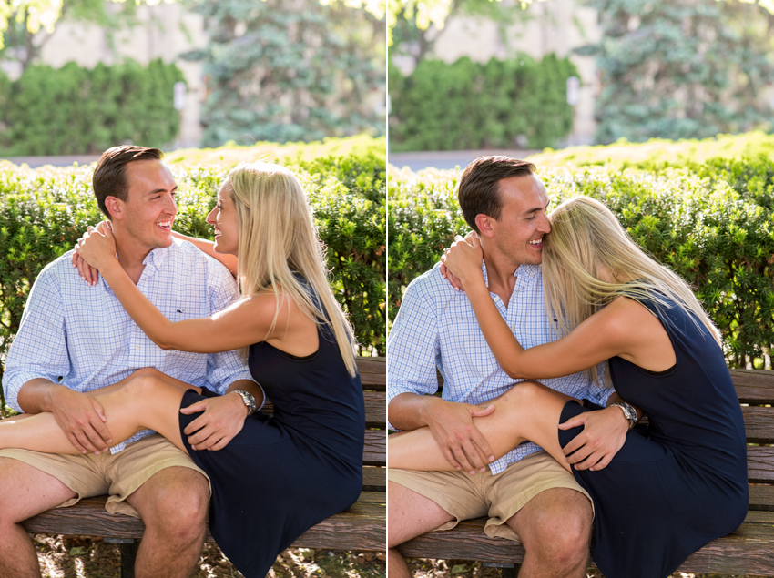 University of Notre Dame Spring Engagement Session Photos