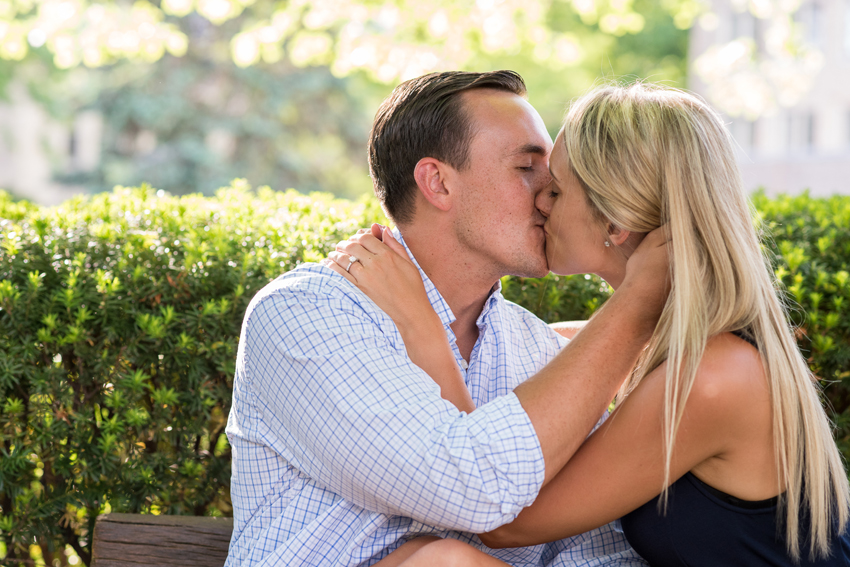 University of Notre Dame Spring Engagement Session Photos