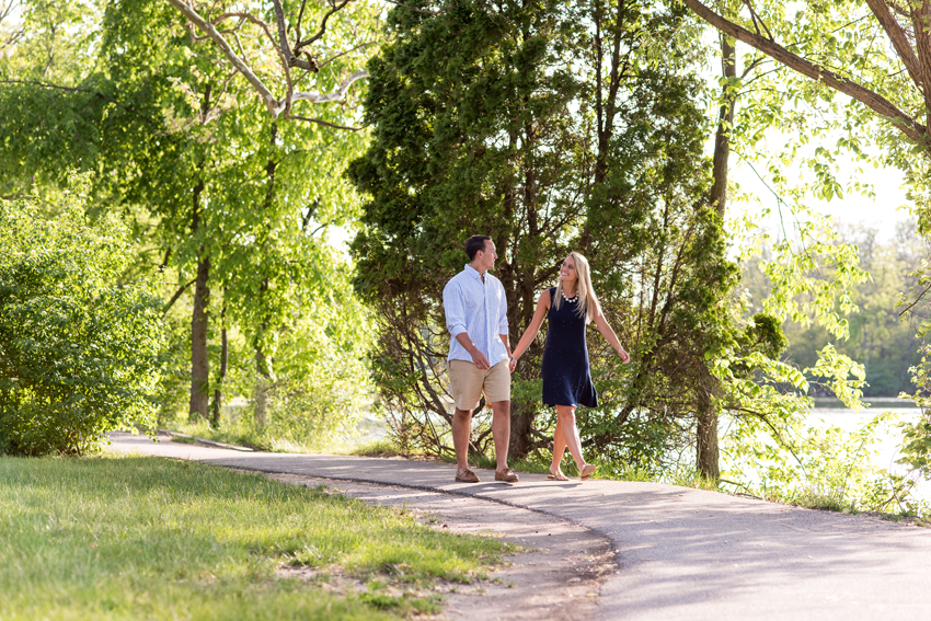 University of Notre Dame Spring Engagement Session Photos