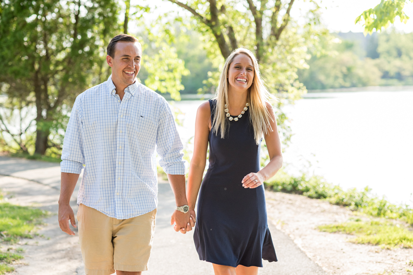 University of Notre Dame Spring Engagement Session Photos