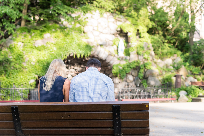 University of Notre Dame Spring Engagement Session Photos