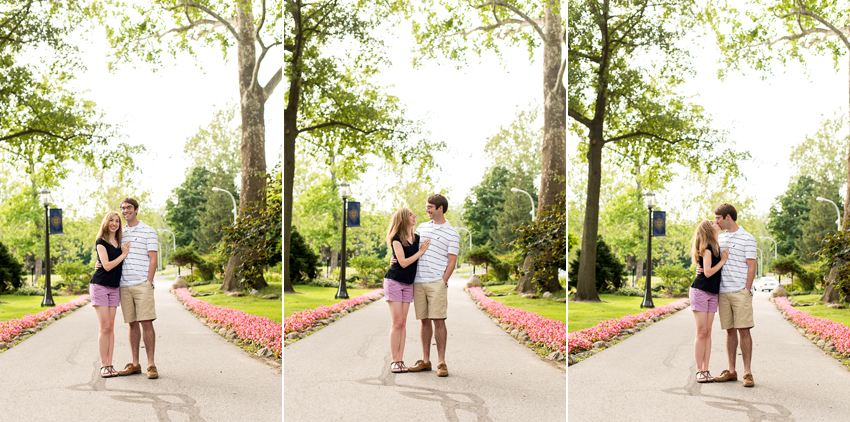 University of Notre Dame Summer Engagement Session Photos