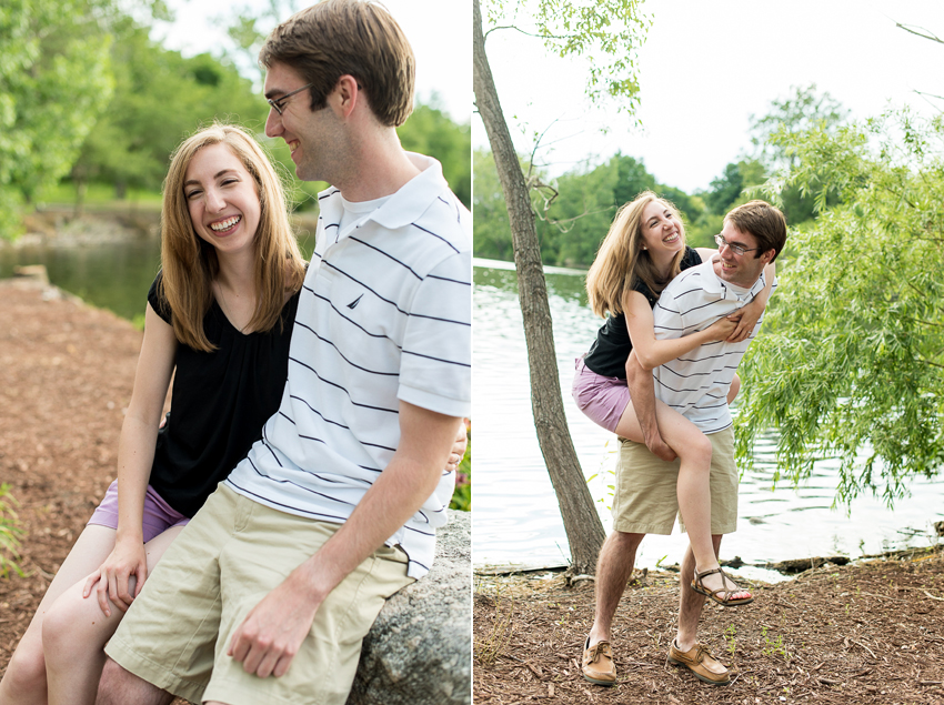 University of Notre Dame Summer Engagement Session Photos