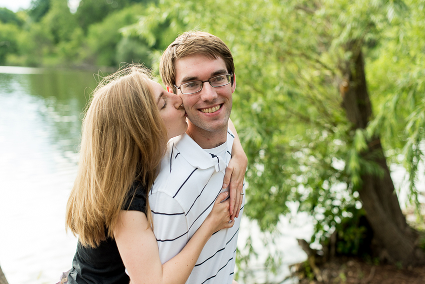 University of Notre Dame Summer Engagement Session Photos