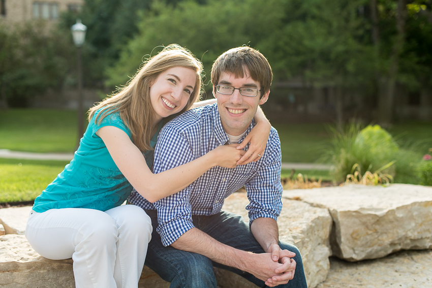 University of Notre Dame Summer Engagement Session Photos