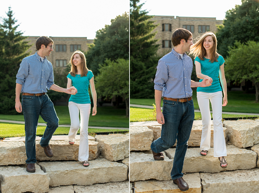 University of Notre Dame Summer Engagement Session Photos