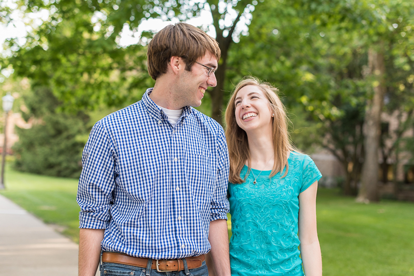 University of Notre Dame Summer Engagement Session Photos