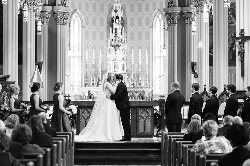 Basilica of the Sacred Heart at Notre Dame Morris Inn Summer Wed