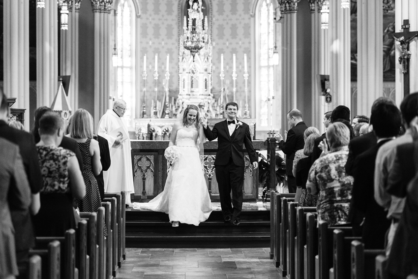 Basilica of the Sacred Heart at Notre Dame Morris Inn Summer Wed