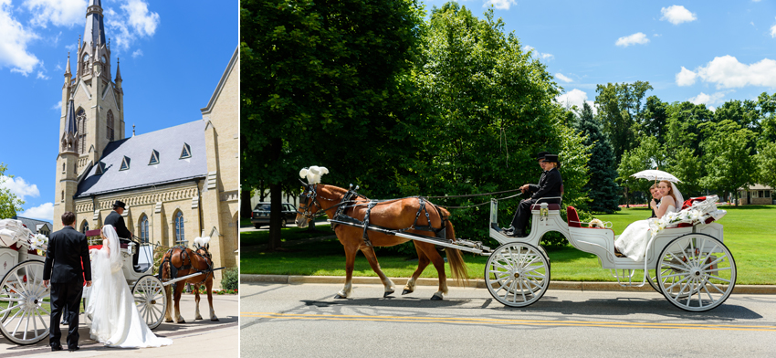 Basilica of the Sacred Heart at Notre Dame Morris Inn Summer Wed