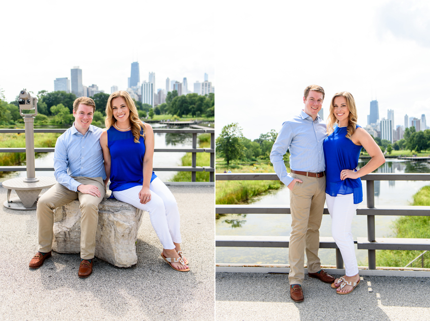 Chicago South Pond Lincon Park Engagement Photos