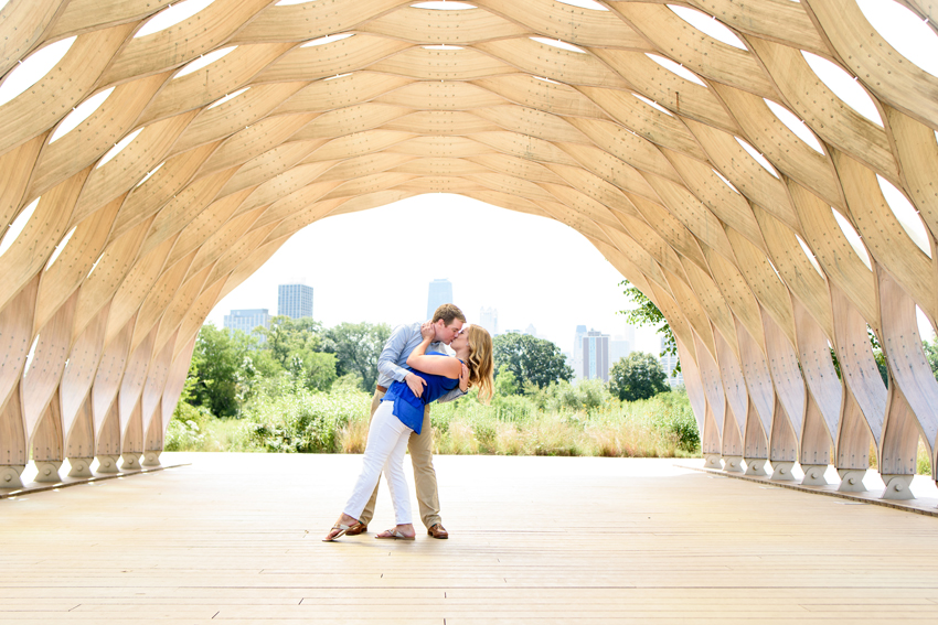 Chicago South Pond Lincon Park Engagement Photos