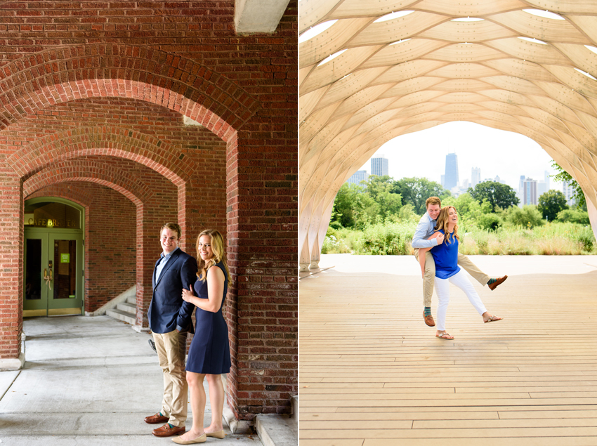 Chicago South Pond Lincon Park Engagement Photos