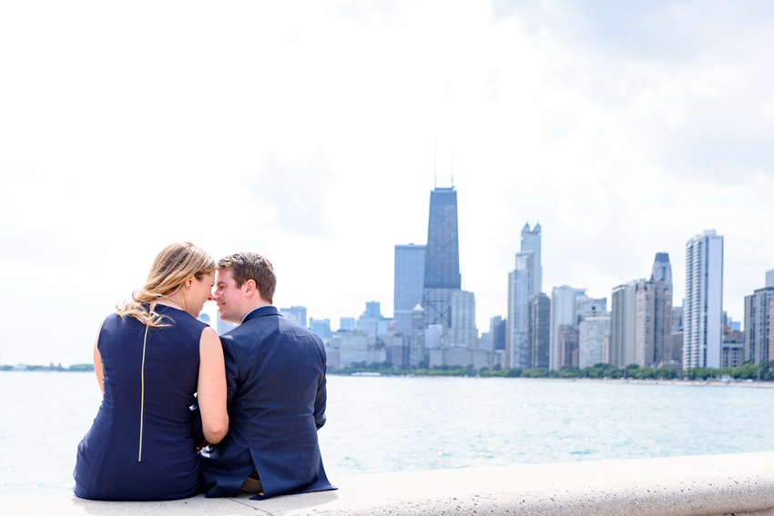 Chicago South Pond Lincon Park Engagement Photos