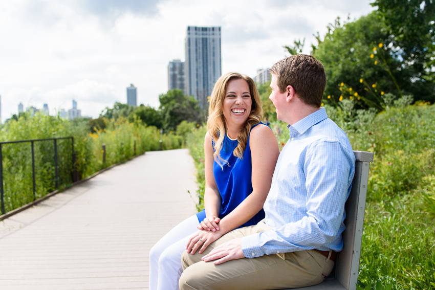 Chicago South Pond Lincon Park Engagement Photos