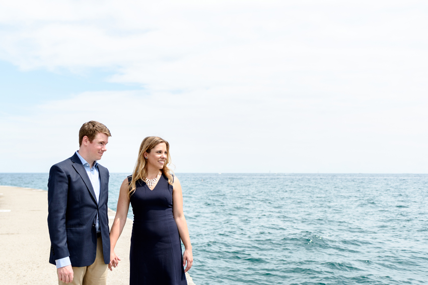 Chicago South Pond Lincon Park Engagement Photos