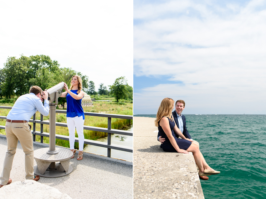 Chicago South Pond Lincon Park Engagement Photos