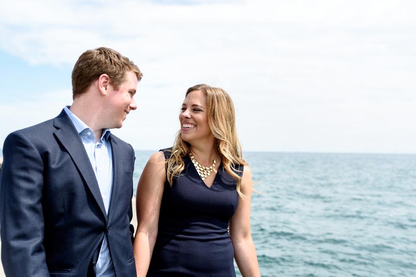 Chicago South Pond Lincon Park Engagement Photos