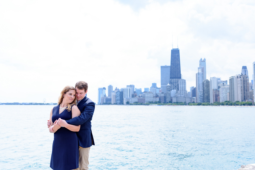 Chicago South Pond Lincon Park Engagement Photos